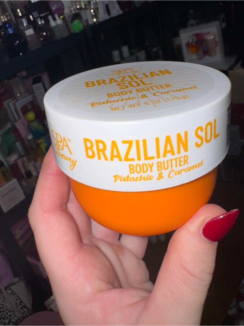 Pistachio & Caramel Body Butter Brazilian Sol body cream 6oz